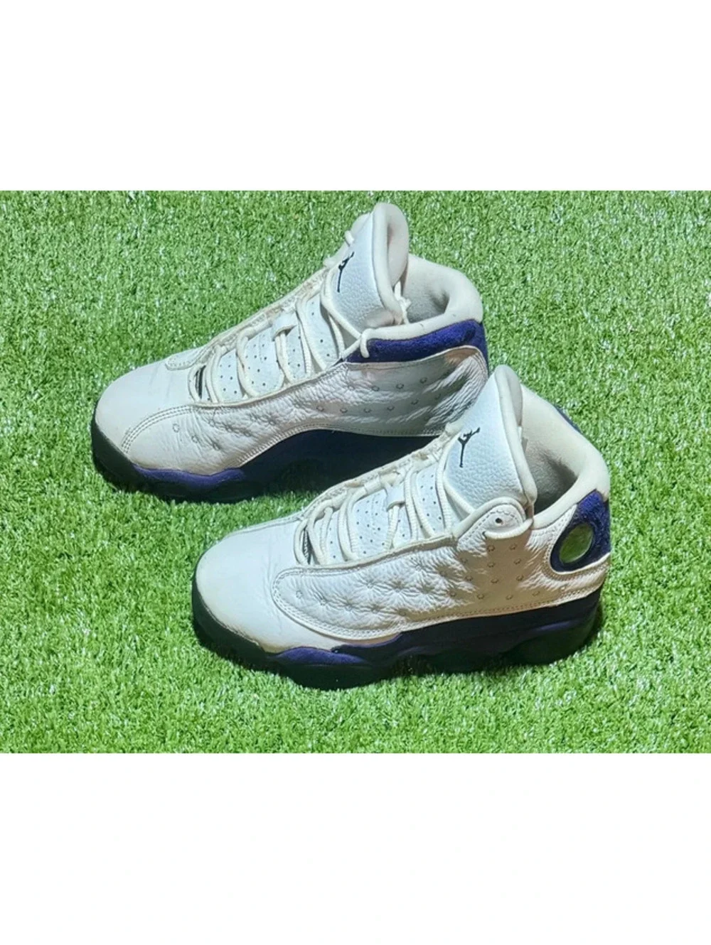 Air Jordan 13 Retro Low GS White Purple – Size 5Y